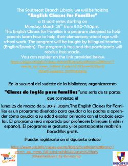 BPA 2018-2019 Elementary Bilingual Parent Opportunity